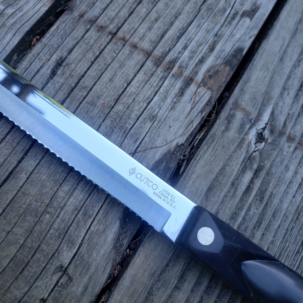 CUTCO 6-3/4" Petite Carver - Dark Brown Classic Handle- # 1729 - Picture 13 of 13